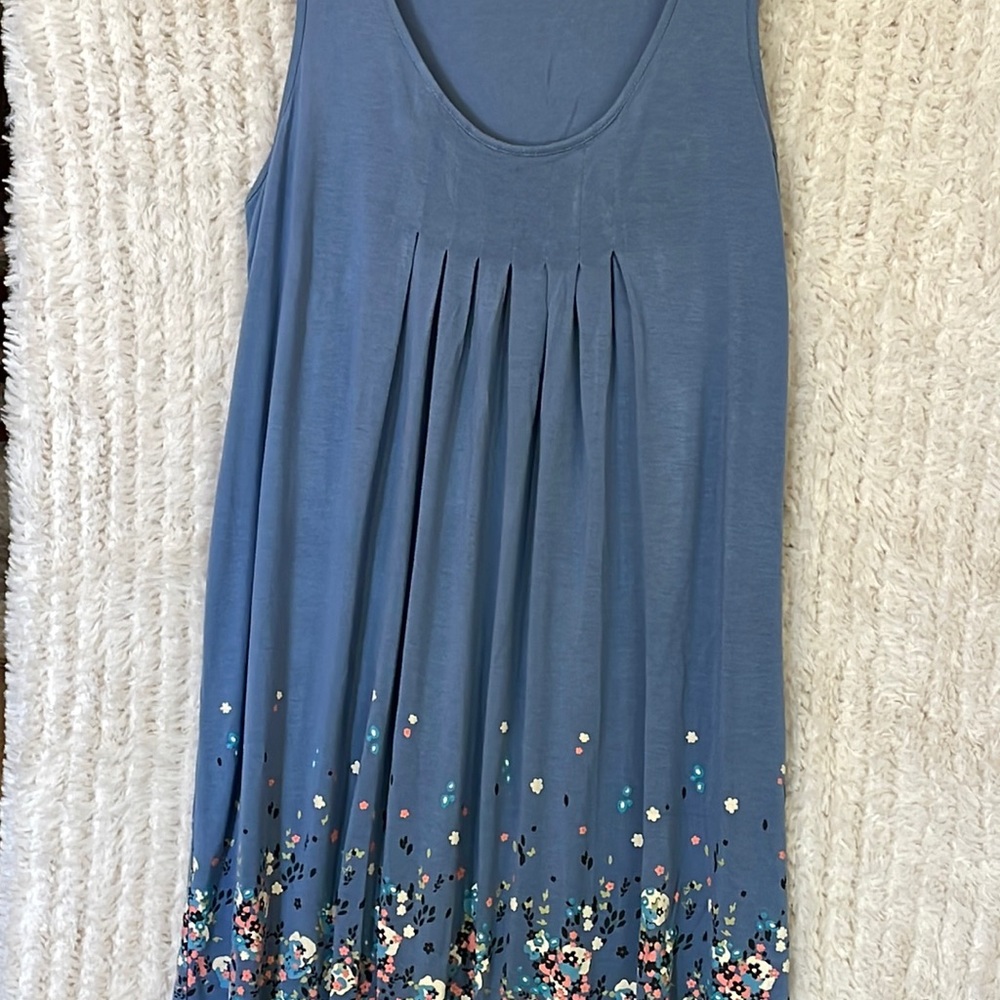 Lascana blue printed dress/coverup